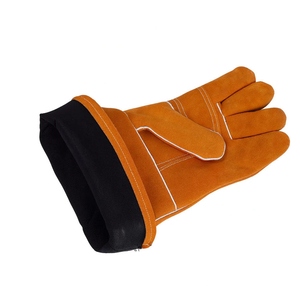 Gants de soudure en cuir de vachette renforcé de qualité supérieure, résistants aux flammes, confortables, pour la lutte contre les incendies et le barbecue - Product Image 4