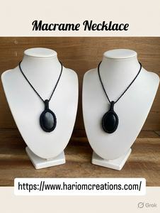 Collier ajustable en macramé avec pendentif en quartz, motif papillon, inspiré du bouddhisme, plaqué cuivre, bijoux minimalistes de guérison - Product Image 2