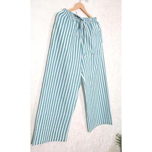 Cotton <b>Striped</b> Pajama Pants for <b>Women</b>, Casual <b>Trousers</b>, Comfortable Lounge Wear Pajamas - Product Image 4
