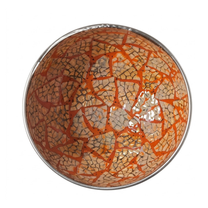 Bol en coquille de noix de coco avec motifs sculptés bio, surface polie écologique pour les environnements de cuisine - Product Image 2