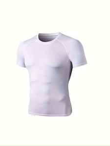 Nueva Camiseta Deportiva de Compresión para Hombre, Ajustada, Transpirable, de Secado Rápido, Manga Corta, para Entrenamiento Deportivo - Product Image 6