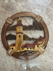 Intarsia placas de madera para colgar en la pared artesanía en madera hecha en Vietnam/Intarsia placas de Arte de madera para decoración del hogar de alta calidad - Product Image 2