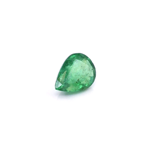 Esmeralda natural de Zambia en forma de pera de 1.97 quilates, piedra preciosa facetada suelta para la fabricación de joyas, lista para usar. - Product Image 3