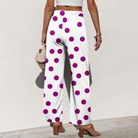 Pantalon Palazzo Ample Personnalisé avec Logo OEM pour Femme – Taille Haute, Idéal Été, Plage et Vacances
