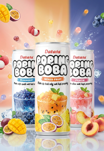 <b>Soft</b> <b>Drinks</b> Brand 330ML Canned & Bottle Popping Boba Vietnam Fruit PeachPuree Flavored 100% Juice ISO Certified - Product Image 6