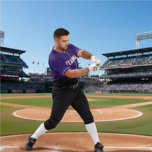 Nuevo en Stock, Mejor Precio, Uniforme de Béisbol de Poliéster Transpirable de Alta Calidad para Mujeres Adultas, Venta en Línea - Product Image 5