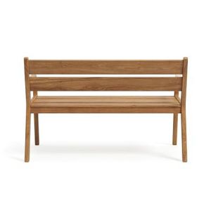 Banc de jardin en teck, style traditionnel, meubles en bois massif, durables, imperméables, écologiques, pieds coniques, utilisation sur sol dur - Product Image 3
