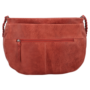 Bolso Bandolera de Cuero Genuino para Mujer, Color Sólido, Cierre de Cremallera, Gran Capacidad, Estilo Clásico, para Uso Diario en Todas las Temporadas - Product Image 6