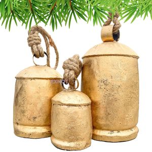 Modern Gold Metal Bell Set Customizable Size Shape Eco-Friendly Handmade <b>Christmas</b> Tree Home Decor Custom Logo OEM/ODM - Product Image 5