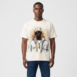 T-shirt imprimé avec graphisme personnalisé, 100% coton, tissu doux, col rond, manches courtes, unisexe, confort optimal. - Product Image 5