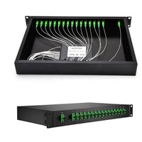 Répartiteur PLC à montage en rack OEM ODM SC Simplex/duplex 1U LC Type rack Fibre optique Panneau de brassage