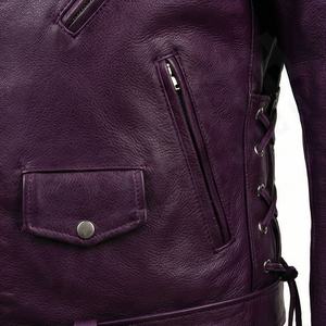 Traje de Motocicleta de Última Moda, Chaqueta de Cuero Personalizada para Carreras, Ropa de Protección para Motociclistas en Color Personalizado - Product Image 5