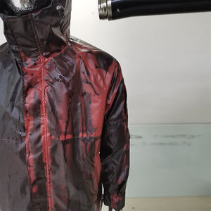 Chaqueta de Invierno con Capucha Termosensible para Hombre, Color Negro, Cierre Frontal con Cremallera, Logotipo, Fibra de Poliéster, Cambio de Color, Cortavientos - Product Image 5