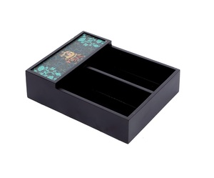 Proveedor Mayorista de Bandejas de Madera para Joyería con Acabado Lacado, Caja con Compartimentos, Estuche de Almacenamiento Hecho a Mano, Organizador de Accesorios de Escritorio - Product Image 1