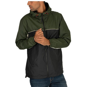 Chaqueta Cortavientos Acolchada Reversible Impermeable con Capucha para Hombre, Amarillo y Negro, Cierre de Cremallera, Deportiva, Casual, para Invierno - Product Image 6