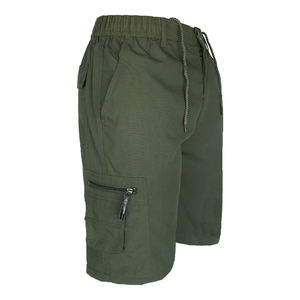 Shorts cargo décontractés en toile respirante et écologique à séchage rapide pour hommes - Idéal pour les voyages, les aventures et la randonnée, coupe ample - Product Image 1
