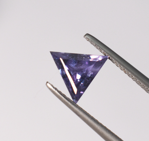 Piedra preciosa suelta de laboratorio, corte trillón, 10 mm, piedra piramidal triangular creada en laboratorio - Product Image 4