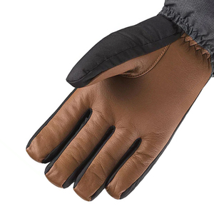 Gants de ski à doigts entiers, marron, polyester, isolés thermiquement, fermeture à cordon, imperméables, unisexes, pour snowboard d'hiver - Product Image 5