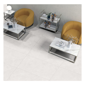 Azulejo de Porcelana Gris Satinado Mate, Azulejos de Porcelana Gris No Reflectantes para Interiores Sofisticados, 60x120cm, para una Vida de Lujo - Product Image 1