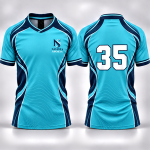 เสื้อฟุตบอลผู้ชาย Navista Sports คอวี แขนสั้น ผ้าโพลีเอสเตอร์ ระบายเหงื่อได้ดี ทรงปกติ หมายเลขทีม 42 ป้องกันรังสียูวี ระบายอากาศได้ดี - Product Image 3
