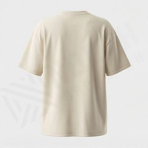 T-shirt surdimensionné pour femme, couleur personnalisée, en coton, avec options de logo par transfert thermique et broderie, tops streetwear tendance - Product Image 2