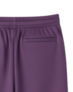 Pantalones Deportivos Anchos Color Morado Ciruela Personalizados, Cintura Elástica con Cordón, Pantalones Casuales para Mujer, Suaves y Cómodos, Suministro al por Mayor - Product Image 6