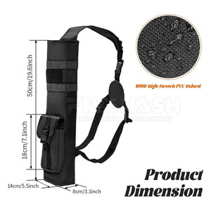 High Quality Archery Leather <b>Quiver</b> Strong Stitching Durable Material Adjustable Strap Hunting Training Outdoor Equipment - Product Image 3