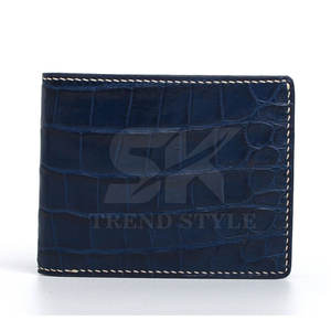 Cartera Inteligente Multifuncional Ligera, Nuevo Diseño, Alta Calidad, Cartera de Cuero Genuino para Hombre con Textura de Serpiente - Product Image 1