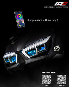 Nuevo Faro Delantero LED de 4 Lentes para Motocicleta, 50W, Luz Alta Blanca Natural, Luz Diurna, Intermitente, Cygnus X - Product Image 3