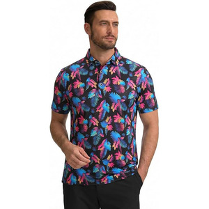 Camisetas Polo de Golf para Hombre, Sublimadas, de Poliéster y Spandex, Transpirables, de Secado Rápido, con Logotipo Personalizado, para el Verano, Super Septiembre - Product Image 3