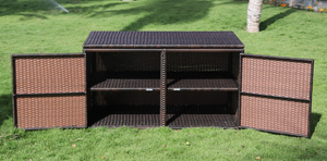 Caja de Almacenamiento Decorativa para Exteriores, Moderna, Resistente a la Intemperie, con Estructura de Acero y Ratán, Directo de Fábrica en Vietnam, para Sala de Estar, Apartamento, Villa - Product Image 2