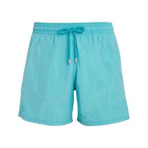 Shorts de bain pour hommes RAPID SPORTS 2026 personnalisés couleur unie en tissu polyester/coton avec cordon de serrage, écologiques, vente en gros - Product Image 1