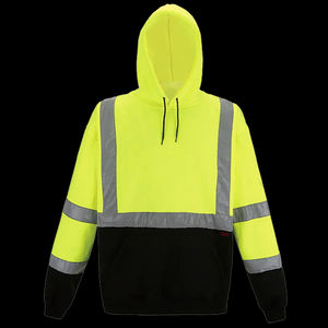 Sudadera con Capucha de Invierno Clase 1 al por Mayor, de Forro Polar Resistente, de Alta Visibilidad, Reflectante, Impermeable, con Logotipo Personalizable - Product Image 3