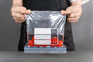Sac en plastique réutilisable à fermeture éclair produit au Vietnam produit chaud de santé et de sécurité au micro-ondes pour le stockage de cosmétiques frais - Product Image 3