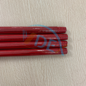 Longitud 120cm por diámetro 2,2 cm flor PVC recubierto de madera escoba mopa cepillo manijas palos con tornillo italiano - Product Image 2