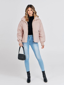 New Design Winter Warm Women's <b>Sheep</b> <b>Skin</b> & Cotton Filled Reversible Windproof Puffer <b>Jacket</b> 2026 New Arrival Low MOQ - Product Image 6