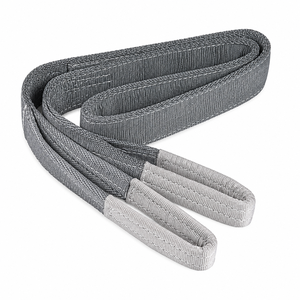 Sangle de levage plate résistante à l'usure 4 tonnes pour la construction et la logistique, en polyester haute résistance avec boucles renforcées - Product Image 5