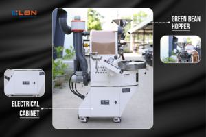 Tostadora de Café Automática de 1.5 kg, a Gas, Clásica, con Control Automático de Temperatura y Flujo de Aire, Marca LBN, 1000W - Product Image 5