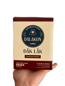 Paquete de caja con cierre de cremallera con sabor amargo de café molido de alto tostado Robusta de Vietnam OEM disponible para café por goteo - Product Image 2