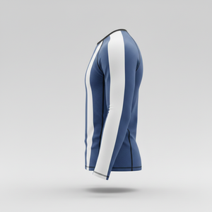 เสื้อแรชการ์ดแขนยาวแบบยูนิเซ็กซ์ แห้งเร็ว กระชับรูปทรง เหมาะสำหรับเล่นกีฬา โต้คลื่น ป้องกันแสงแดด สำหรับการฝึกซ้อมกลางแจ้ง - Product Image 3