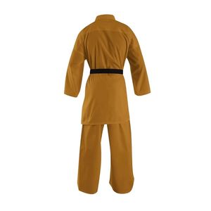 Uniforme de Artes Marciales Amarillo Mostaza, Kimono Tradicional de Karate para Entrenamiento de Estilo Shotokan y Goju Ryu, Conjunto Completo - Product Image 2