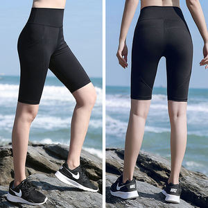 Shorts de compression souples en nylon pour femmes, vêtements de sport, shorts de course, shorts de gym taille haute, shorts de cyclisme, shorts de fitness, shorts de yoga - Product Image 5