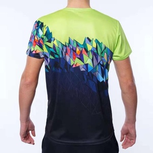 T-shirt en jersey surdimensionné pour homme, motif imprimé, col rond, tricoté, respirant, séchage rapide, vêtement décontracté - Product Image 5