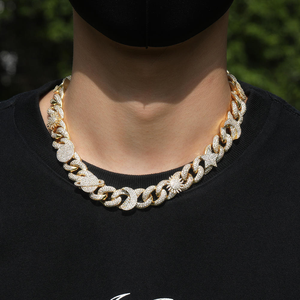 Round Cluster Moissanite Diamond <b>Bracelet</b> 925 Silver Iced Out <b>Ball</b> Link Chain Luxury Jewelry for Men Women Gift - Product Image 3