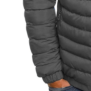 Custom High Quality <b>Waterproof</b> Men Puffer <b>Jacket</b> Casual <b>Warm</b> Breathable Polyester Puffer Men's <b>Jackets</b> - Product Image 2