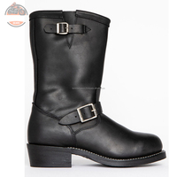 Vente à chaud, nouvelles bottes Chopper confortables en cuir pour moto, bottes Chopper confortables en cuir pour moto, de conception OEM