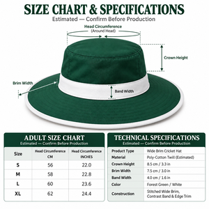Chapeau Bob en Toile Grise MEGAMAPLE avec Bordure Noire Contrastante, Broderie Color Block, Unisexe, Casquette d'Été Anti-UV - Product Image 4