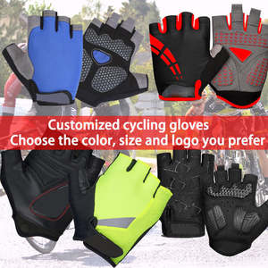 Guantes de Ciclismo de Medio Dedo, Resistentes a Impactos, Transpirables, Coloridos y Reflectantes para Verano y MTB - Product Image 6