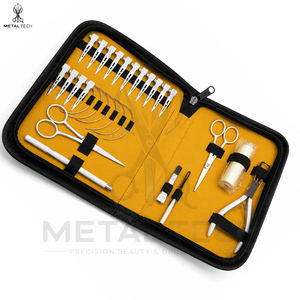 Kit de Herramientas para Extensiones de Cabello de Salón con Pinzas de Pico de Pato, Alicates de Remoción, Hilo y Bolsa de Almacenamiento - Product Image 4