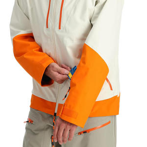 Chaqueta de Caza Naranja Fluorescente Resistente al Agua para Hombre, Chaqueta de Alta Visibilidad para Caza en Campo Abierto, con Bolsillos Grandes, Ropa de Lona para Exteriores - Product Image 5